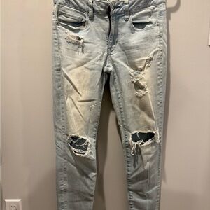 Women's Distressed Jeans